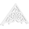 Ekena Millwork Pitch Athens Architectural Grade PVC Gable Pediment, 36"W x 18"H x 1"P (12/12) GPP036X018X100ATH - alternate 1